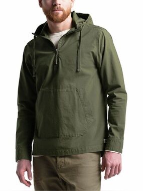 The North Face Battlement Quarter Zip Anorak Pullover Army Green Men’s Size XXL